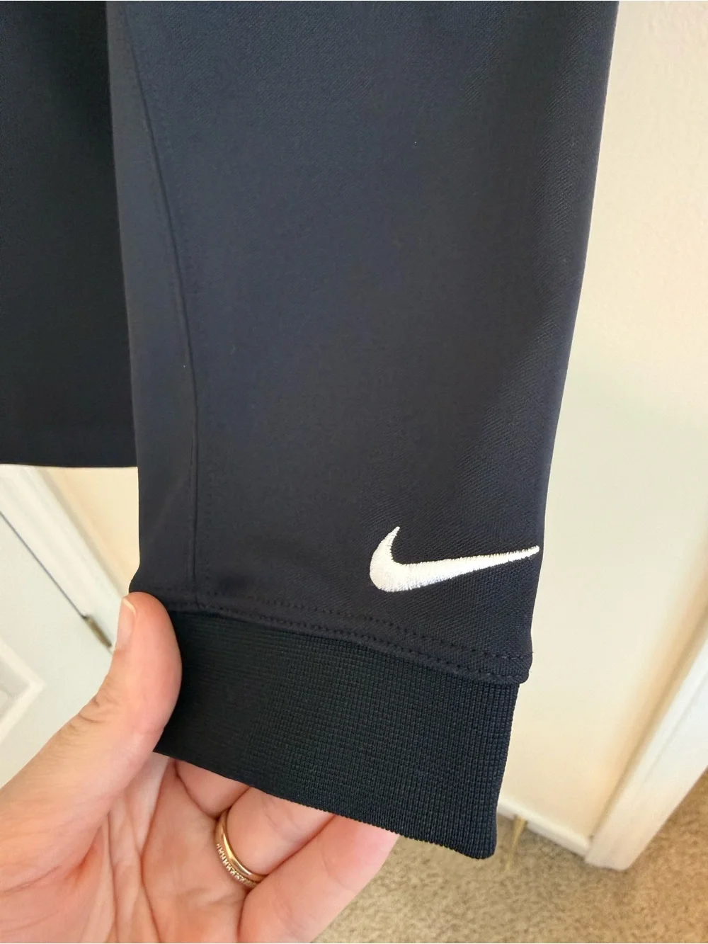 NIKE GOLF TOUR PERFORMANCE MEN'S BLACK LONG SLEEVE POLO SHIRT/SIZE XL